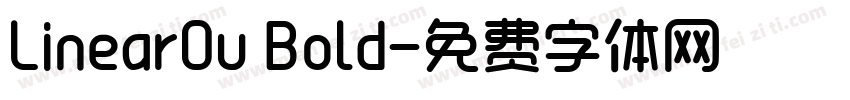 LinearOu Bold字体转换
